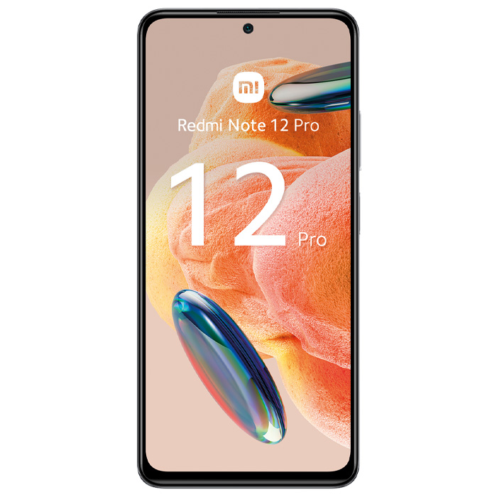 صفحه نمایش گوشی موبایل شیائومی Redmi Note 12 Pro در رنگ سفید
