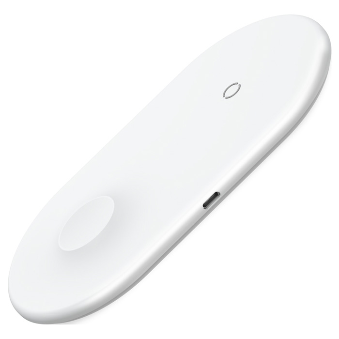 نمای کناری استند شارژ بیسیم بیسوس مدل Smart 2in1 Wireless Charger WX2IN1-02