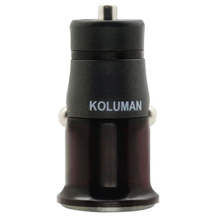 رنگ مشکی شارژر فندکی کلومن 3 آمپر مدل KC-C705 Car Charger QC 3.0