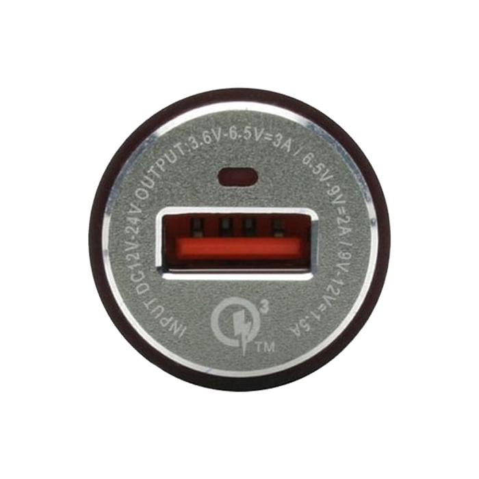 درگاه شارژ شارژر فندکی کلومن 3 آمپر مدل KC-C705 Car Charger QC 3.0