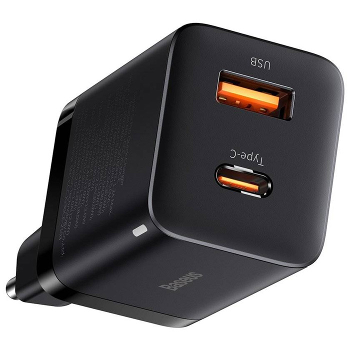 رنگ مشکی شارژر همراه 30W بیسوس مدل Super Si Pro Quick Charger CCSUPP-E01