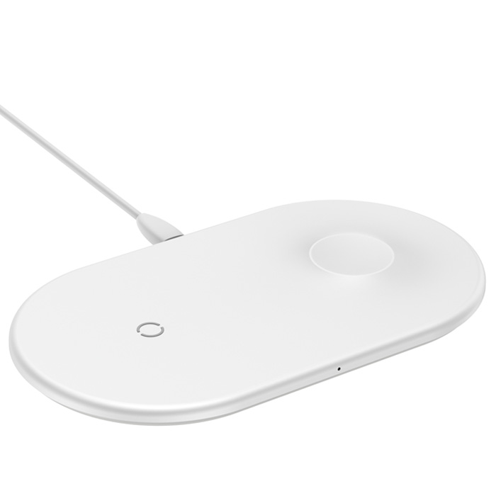استند شارژ بیسیم Lightning بیسوس مدل Smart 2in1 Wireless Charger WX2IN1P20-02