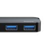 درگاههای USB هاب بیسوس 5 پورت USB-C مدل Transparent Series Multifunctional CAHUB-TD0G