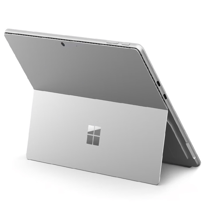 نمای پشتی تبلت مایکروسافت مدل Surface Pro 9–i5 حافظه 256 گیگابایت و رم 8 گیگابایت در رنگ پلاتینی