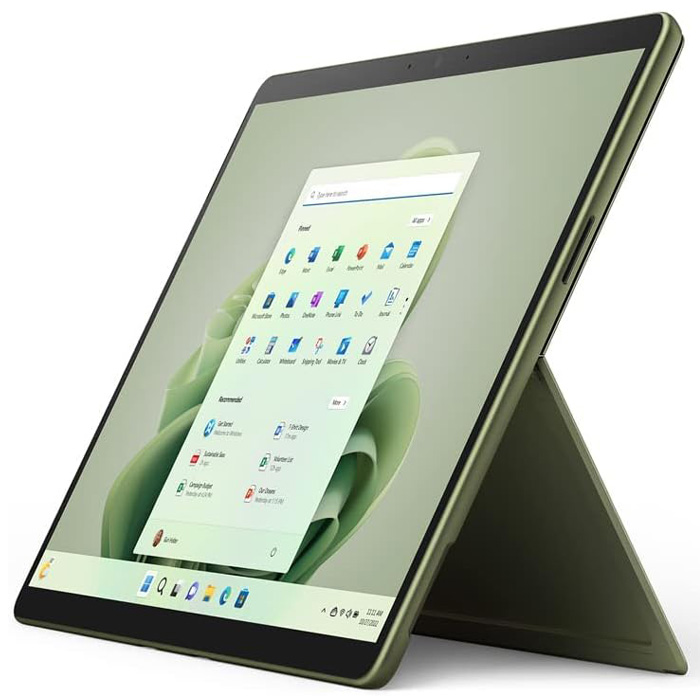 رنگ سبز تبلت مایکروسافت مدل Surface Pro 9–i5 حافظه 256 گیگابایت و رم 16 گیگابایت