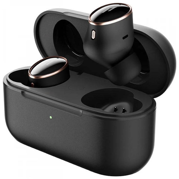 نمای کلی هندزفری بلوتوثی وان مور مدل Evo EH902 در رنگ مشکی