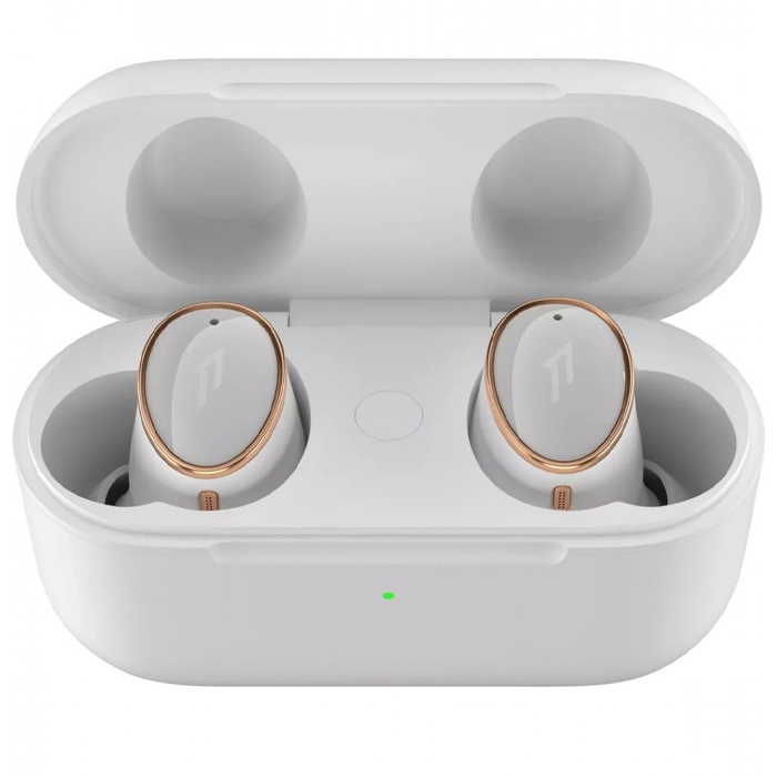 نمای بالایی هندزفری بلوتوثی وان مور مدل Evo EH902 در رنگ سفید