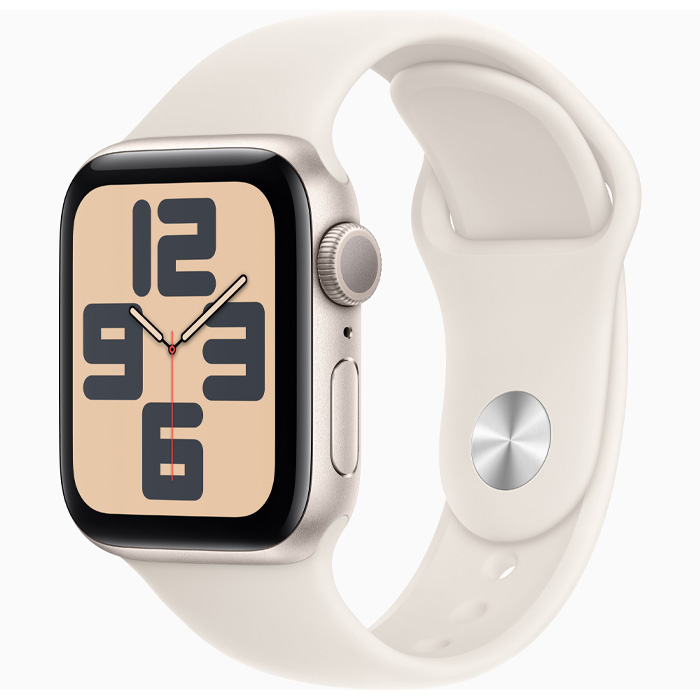 رنگ طلایی ساعت هوشمند اپل مدل Apple Watch SE 2nd Gen 40mm GPS