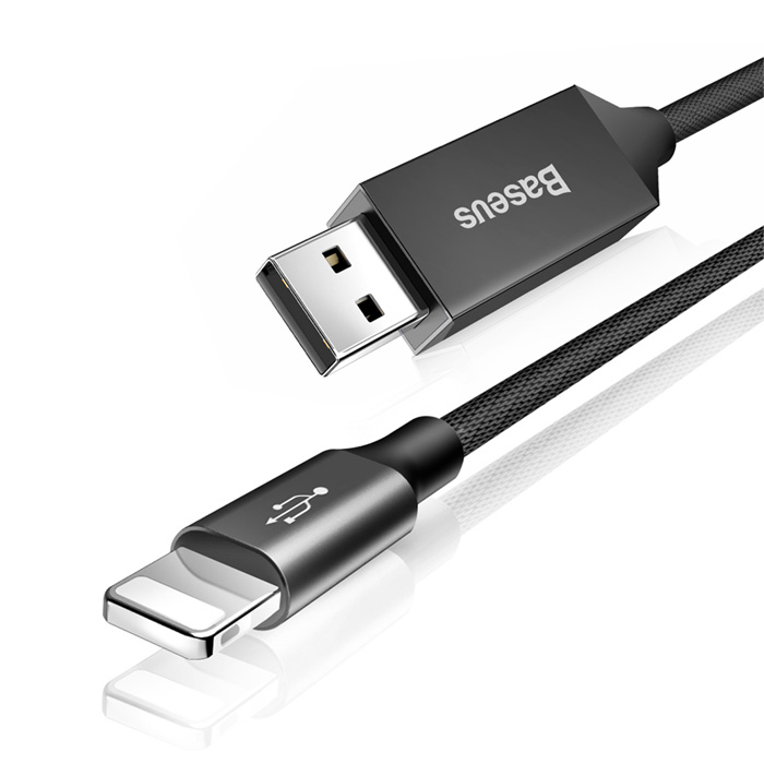 کابل بیسوس لایتنینگ مدل Artistic Striped CALYW-M01 با طول 5 متر