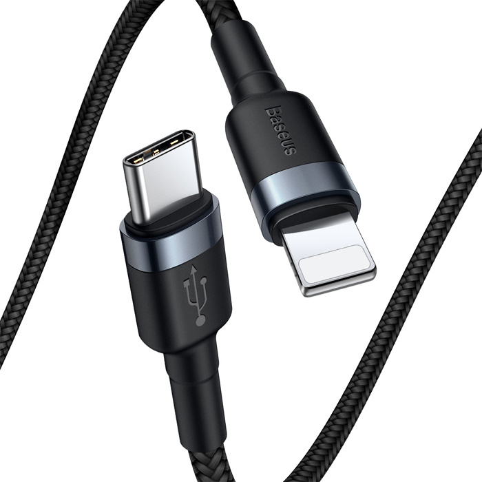کابل بیسوس Lightning به USB-C مدل Cafule CATLKLF-G1 با طول 1 متر