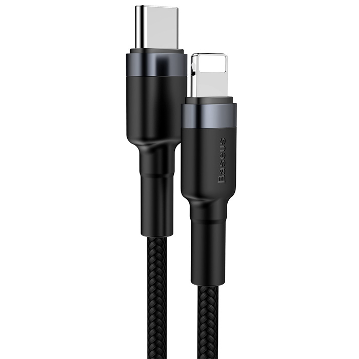 کابل بیسوس Lightning به USB-C مدل Cafule CATLKLF-G1 با طول 1 متر در رنگ مشکی