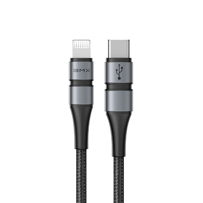 کابل بیسوس Lightning به USB-C مدل BMX Double-deck MFi Certified CATLSJ-BG1 با طول 1.8 متر در رنگ مشکی