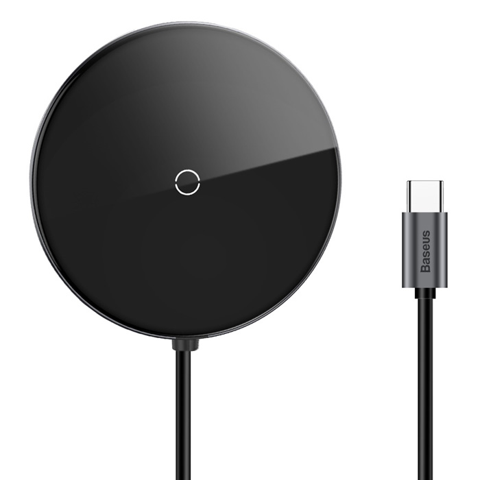 نمای کلی هاب بیسوس USB-C مدل Circular Mirror Wireless Charger HUB WXJMY-0G