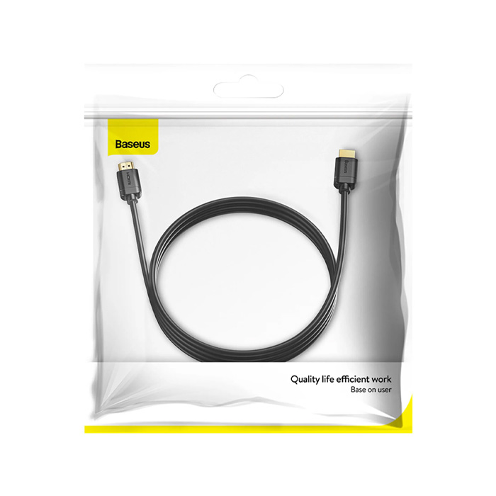 بسته‌بندی کابل HDMI بیسوس مدل High Definition Series 4K V2.0 CAKGQ-C01 با طول 3 متر