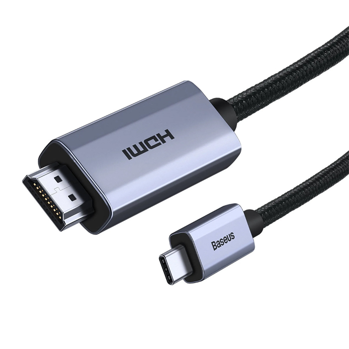 کابل تبدیل بیسوس USB-C به HDMI مدل High Definition Series Wkgq010001 با طول 1 متر