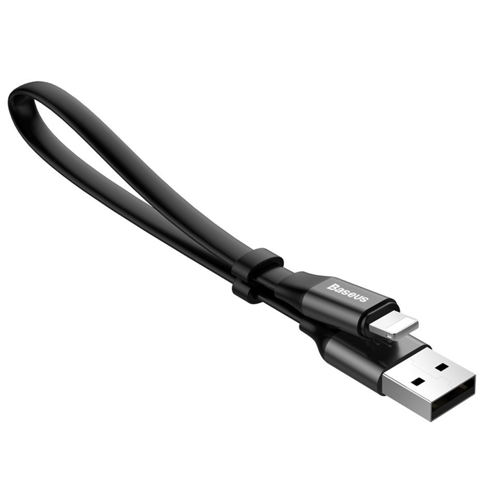 نمای بسته کابل بیسوس لایتنینگ مدل Nimble iP Portable CALMBJ-B01 با طول 23 سانتی‌متر