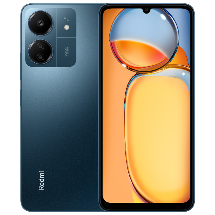 رنگ سرمهای گوشی موبایل شیائومی Redmi 13C با حافظه 128 گیگابایت و رم 6 گیگابایت