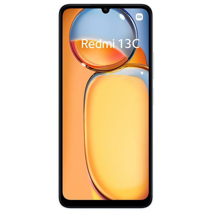 صفحه نمایش گوشی موبایل شیائومی Redmi 13C با حافظه 128 گیگابایت و رم 6 گیگابایت در رنگ سفید