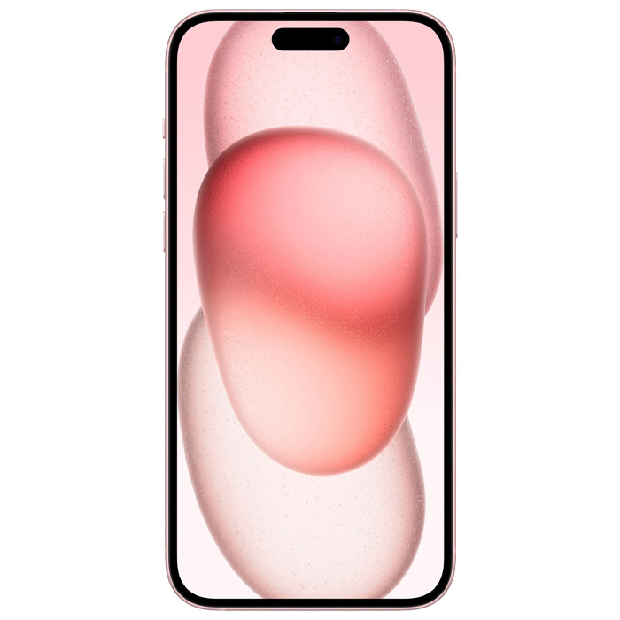 صفحه نمایش گوشی موبایل اپل iPhone 15 Plus با حافظه 128 گیگابایت در رنگ صورتی