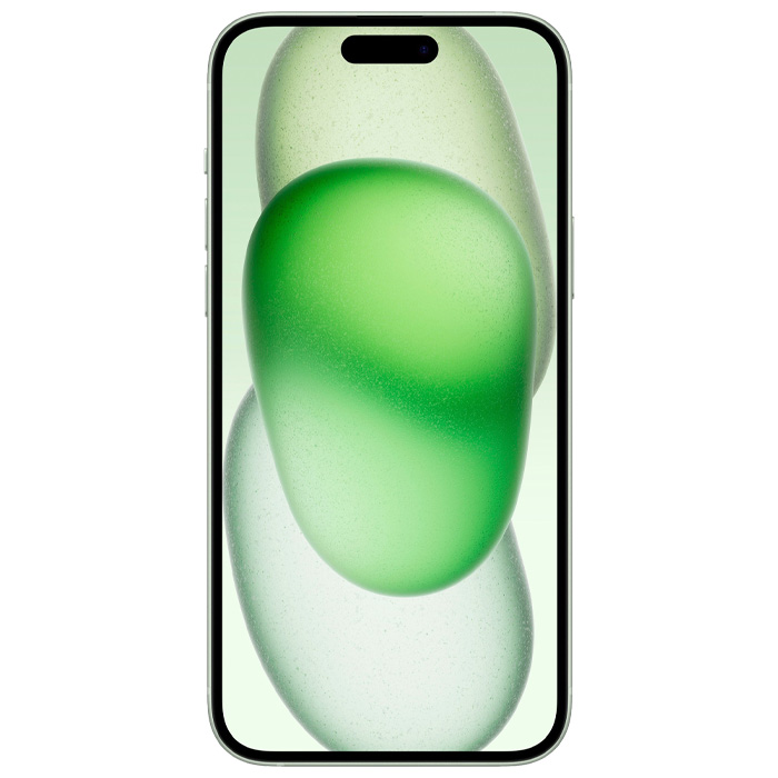 صفحه نمایش گوشی موبایل اپل iPhone 15 Plus با حافظه 128 گیگابایت در رنگ سبز