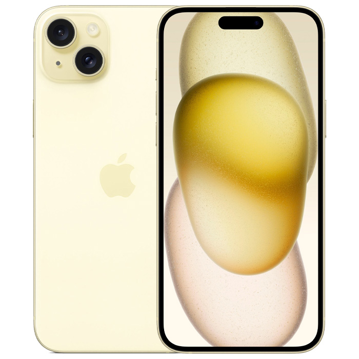 رنگ زرد گوشی موبایل اپل iPhone 15 Plus با حافظه 128 گیگابایت