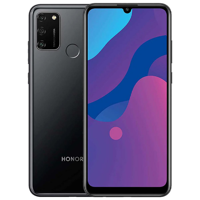 رنگ مشکی گوشی موبایل آنر 9a با حافظه 64 گیگابایت و رم 3 گیگابایت