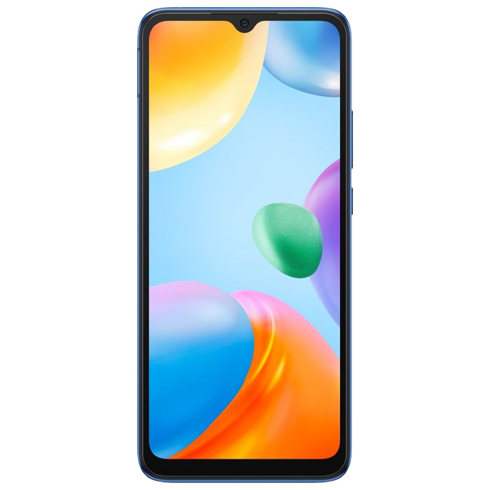 صفحه نمایش گوشی موبایل شیائومی Redmi 10C با حافظه 128 گیگابایت و رم 4 گیگابایت در رنگ آبی