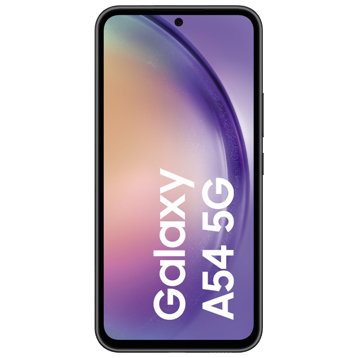 صفحه نمایش گوشی موبایل سامسونگ Galaxy A54 5G در رنگ گرافیتی