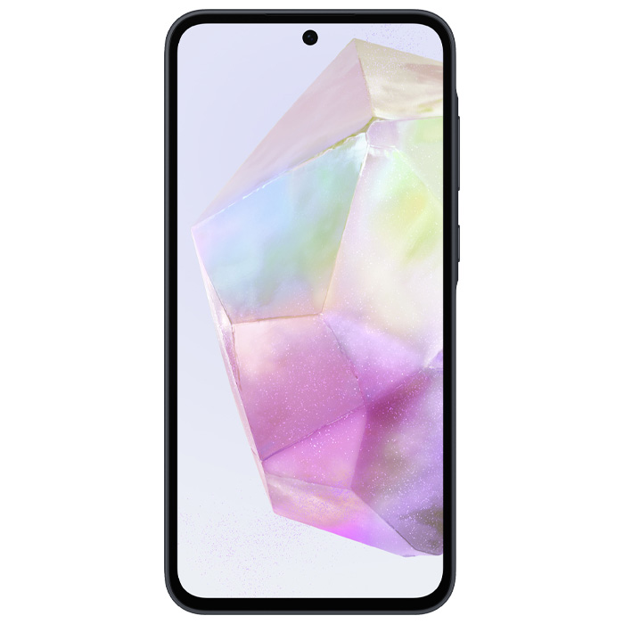صفحه نمایش گوشی موبایل سامسونگ Galaxy A35 5G در رنگ سرمه‌ای