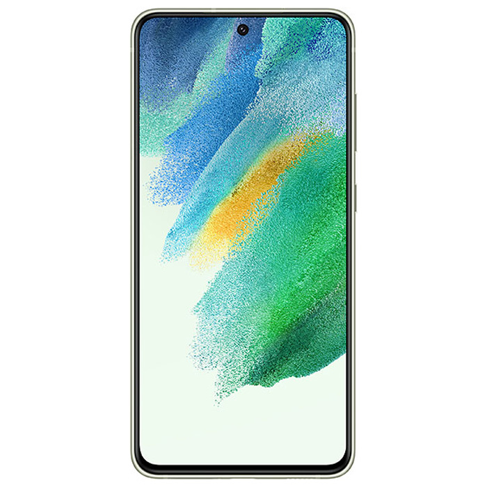 صفحه نمایش گوشی موبایل سامسونگ Galaxy S21 FE 5G در رنگ زیتونی