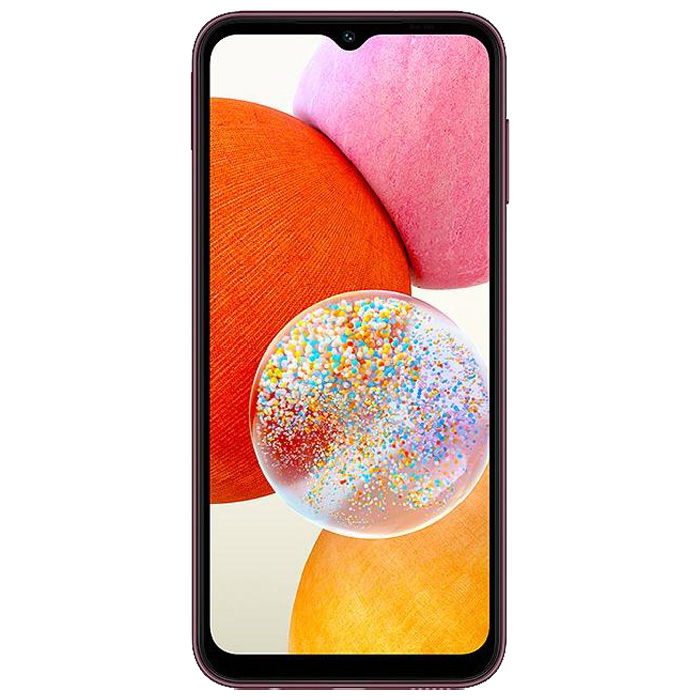 صفحه نمایش گوشی موبایل سامسونگ Galaxy A14 در رنگ قرمز