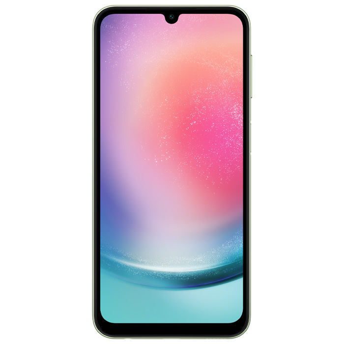 صفحه نمایش گوشی موبایل سامسونگ Galaxy A24 در رنگ سبز