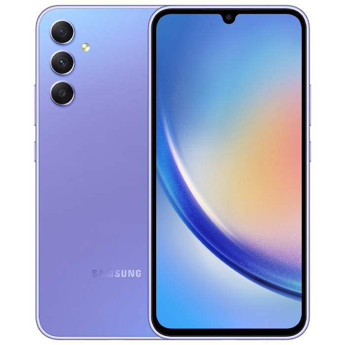 رنگ بنفش گوشی موبایل سامسونگ Galaxy A34 5G