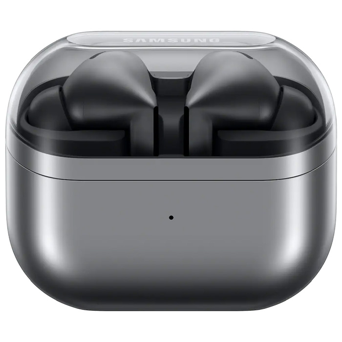 نمای روبرو کیس شارژ هندزفری بلوتوثی سامسونگ مدل Galaxy Buds3 Pro SM-R630
