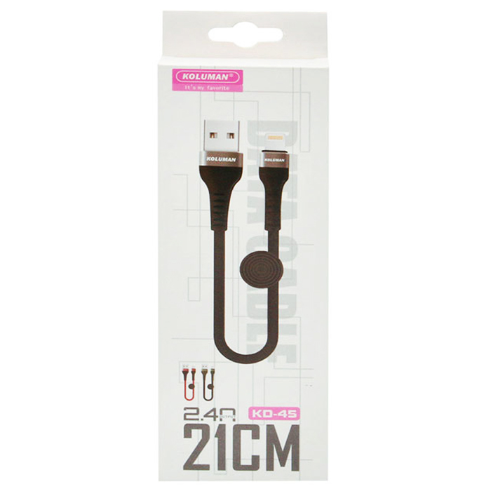 بسته‌بندی کابل کلومن میکرو مدل KD-45 با طول 21 سانتی‌متر