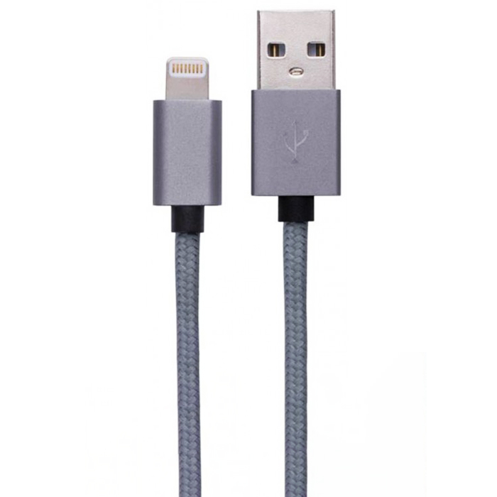 رنگ خاکستری کابل مومکس لایتنینگ مدل Elite Link DL6 با طول 3 متر