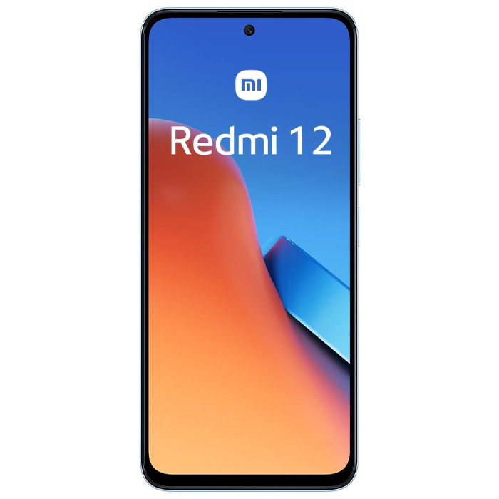 صفحه نمایش گوشی موبایل شیائومی Redmi 12 در رنگ آبی
