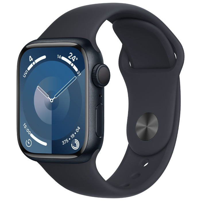 رنگ مشکی ساعت هوشمند اپل مدل Apple Watch Series 9 41mm