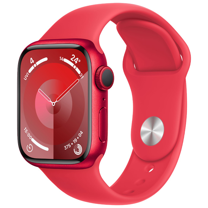 رنگ قرمز ساعت هوشمند اپل مدل Apple Watch Series 9 41mm