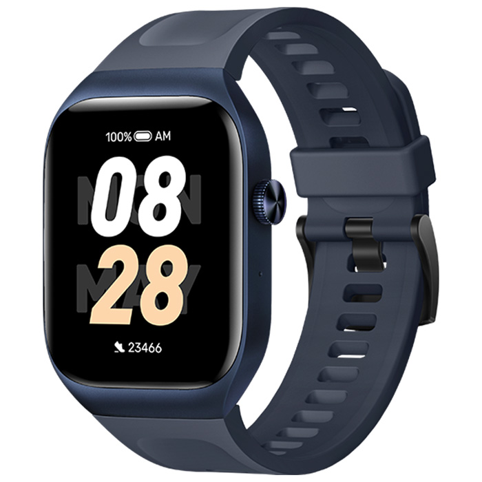 رنگ سرمه‌ای ساعت هوشمند شیائومی میبرو مدل Watch T2 XPAW012 با بند سیلیکونی