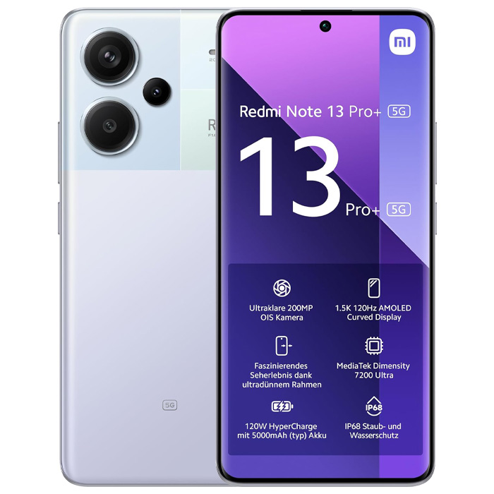 رنگ بنفش گوشی موبایل شیائومی +Redmi Note 13 Pro