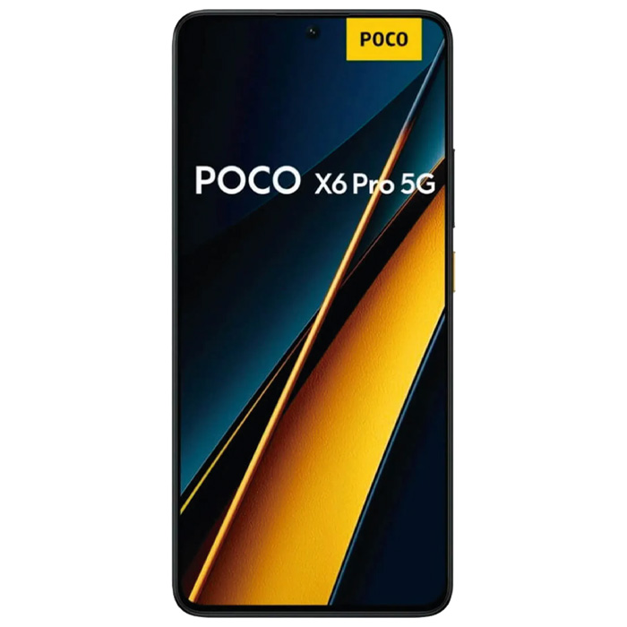 صفحه نمایش گوشی موبایل شیائومی Poco X6 Pro 5G در رنگ زرد