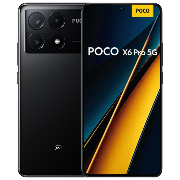 رنگ مشکی گوشی موبایل شیائومی Poco X6 Pro 5G