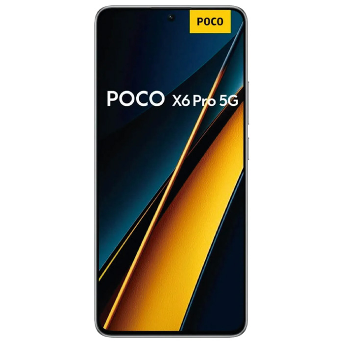 صفحه نمایش گوشی موبایل شیائومی Poco X6 Pro 5G در رنگ خاکستری
