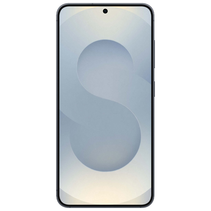 صفحه نمایش گوشی موبایل سامسونگ Galaxy S25 5G در رنگ سرمه‌ای تیره