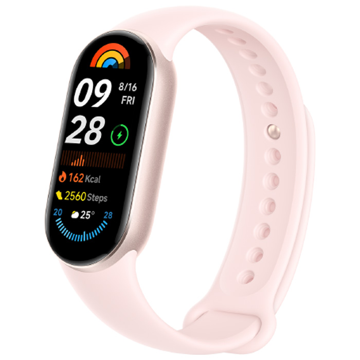 رنگ رزگلد مچ بند هوشمند شیائومی مدل Mi Smart Band 9 M2345B1