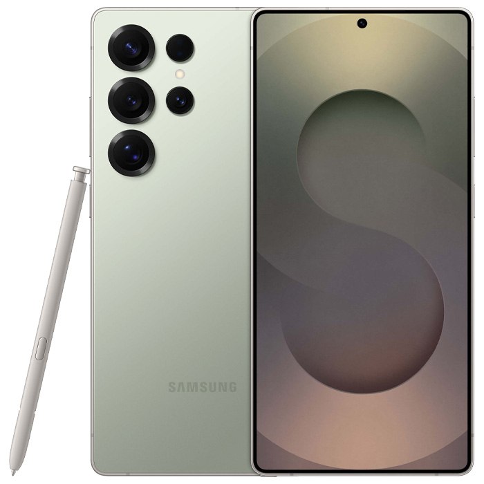 رنگ تیتانیوم سبز گوشی موبایل سامسونگ Galaxy S25 Ultra 5G