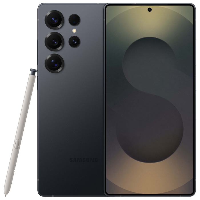 تیتانیوم مشکی براق گوشی موبایل سامسونگ Galaxy S25 Ultra 5G