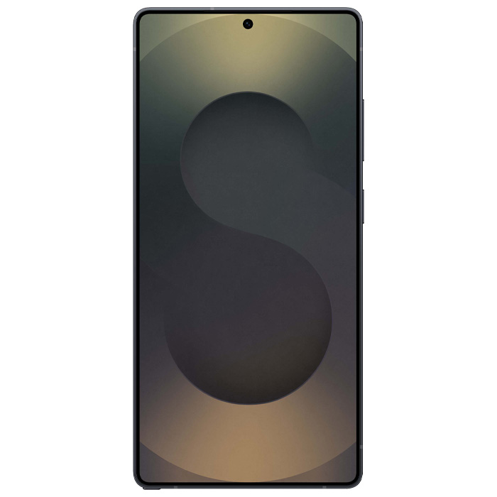 صفحه نمایش گوشی موبایل سامسونگ Galaxy S25 Ultra 5G در رنگ تیتانیوم مشکی براق