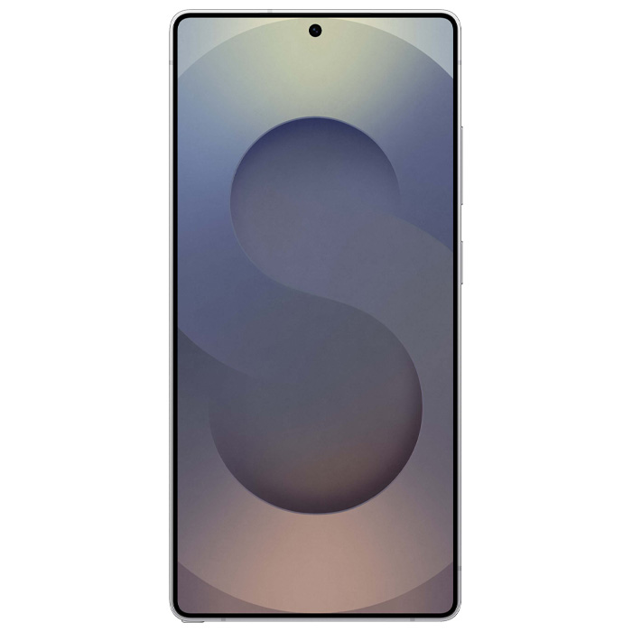 صفحه نمایش گوشی موبایل سامسونگ Galaxy S25 Ultra 5G در رنگ تیتانیوم نقره‌ای